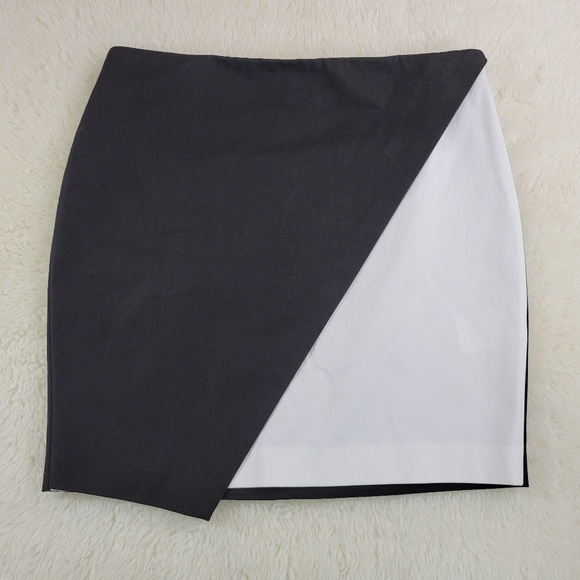 Banana Republic Colorblock Cotton Blend Skirt Sz 12 - Picture 1 of 12